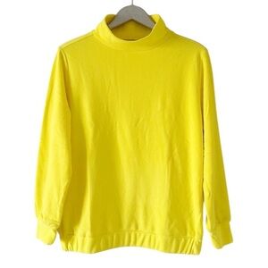 Dudley Stephens Baldwin Turtleneck Sunshine Yellow Size Medium